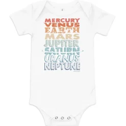 Cognitive Surplus The Planets Baby Bodysuit* Baby Bodysuits | Astronomy