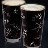 Cognitive Surplus The Science of Beer Pint Glass | Beer Chemistry Set of 2* Beer Glasses | Kitchen Science