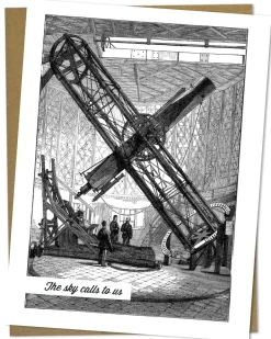 Cognitive Surplus The Sky Calls to Us Greeting Card - Astronomy Card | * Greeting Cards | Astronomy