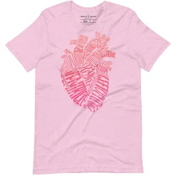Cognitive Surplus Typographic Heart Graphic Tee* Unisex Graphic Tees | Medicine