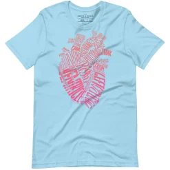 Cognitive Surplus Typographic Heart Graphic Tee* Unisex Graphic Tees | Medicine