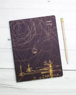 Cognitive Surplus Vintage Astronomy Softcover Notebook Orbits | Space Notebook* The Experiment | Astronomy