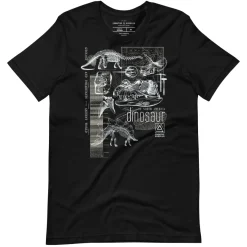 Cognitive Surplus Vintage Dinosaurs Graphic Tee* Unisex Graphic Tees | Paleontology