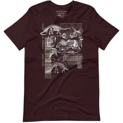 Cognitive Surplus Vintage Dinosaurs Graphic Tee* Unisex Graphic Tees | Paleontology