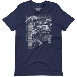 Cognitive Surplus Vintage Dinosaurs Graphic Tee* Unisex Graphic Tees | Paleontology