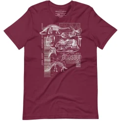 Cognitive Surplus Vintage Dinosaurs Graphic Tee* Unisex Graphic Tees | Paleontology