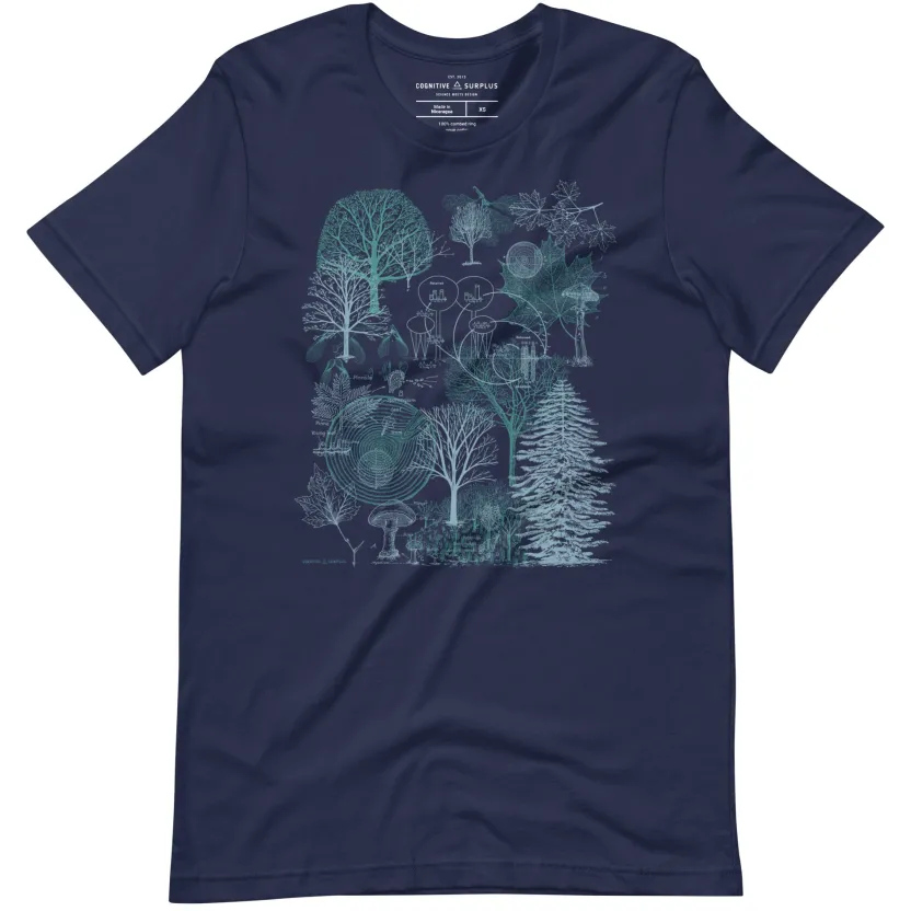 Cognitive Surplus Vintage Forest Graphic Tee* Unisex Graphic Tees | Botany