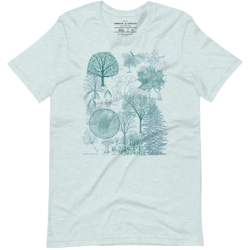 Cognitive Surplus Vintage Forest Graphic Tee* Unisex Graphic Tees | Botany