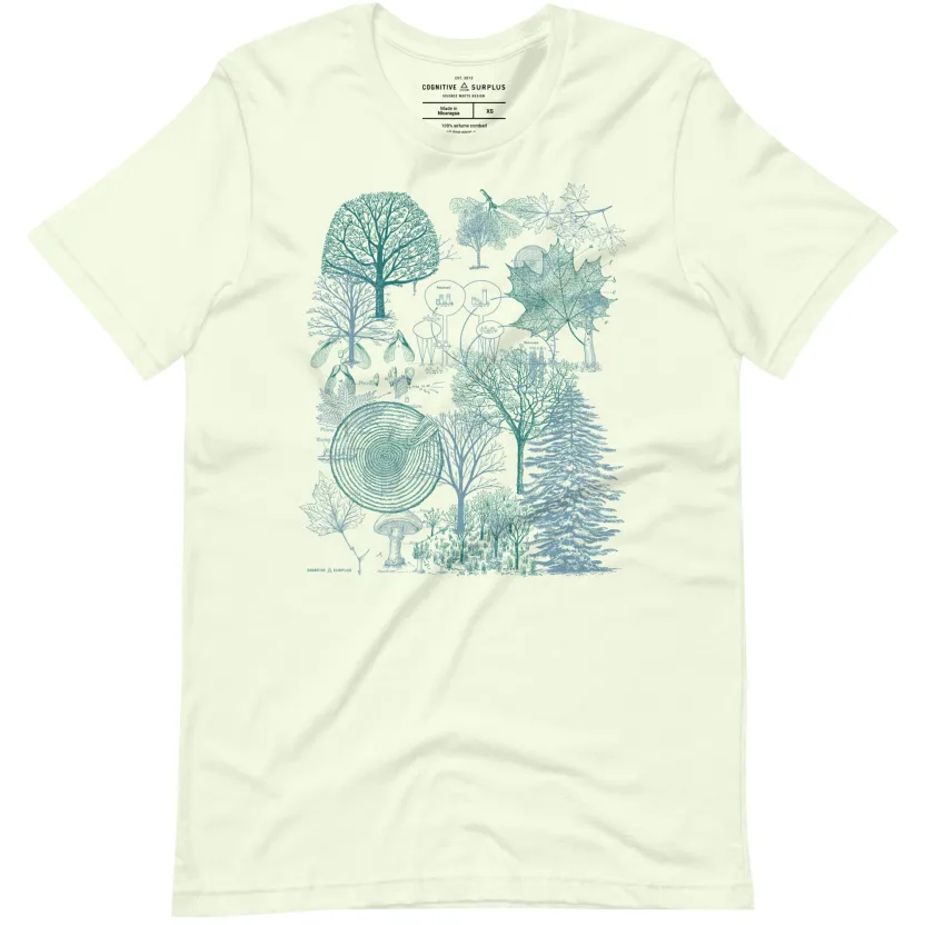 Cognitive Surplus Vintage Forest Graphic Tee* Unisex Graphic Tees | Botany
