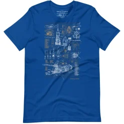 Cognitive Surplus Vintage Rocketry Graphic Tee* Unisex Graphic Tees | Engineering