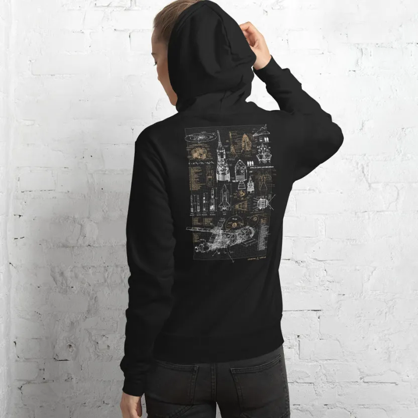Cognitive Surplus Vintage Rocketry Hoodie* Hoodies | Engineering