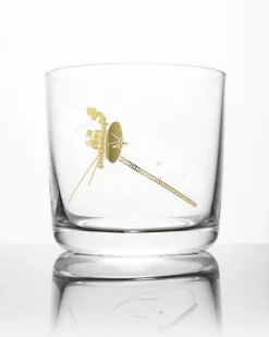 Cognitive Surplus Voyager 1 Whiskey Glass - Scotch Glass | * Rocks Glasses | Astronomy