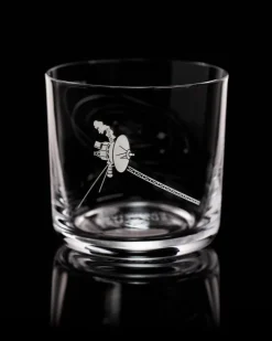 Cognitive Surplus Voyager 1 Whiskey Glass - Scotch Glass | * Rocks Glasses | Astronomy