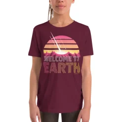 Cognitive Surplus Welcome to Earth Youth Graphic Tee* Youth Graphic Tees | Geology + Earth Science