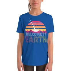 Cognitive Surplus Welcome to Earth Youth Graphic Tee* Youth Graphic Tees | Geology + Earth Science