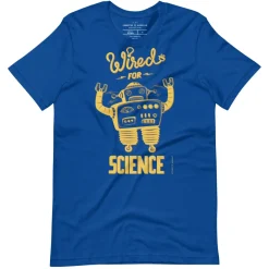 Cognitive Surplus Wired for Science Graphic Tee* Unisex Graphic Tees | Physics