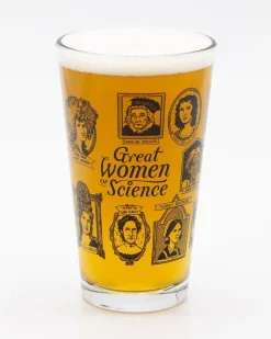Cognitive Surplus Women of Science Pint Glass | Physics Gift* Beer Glasses