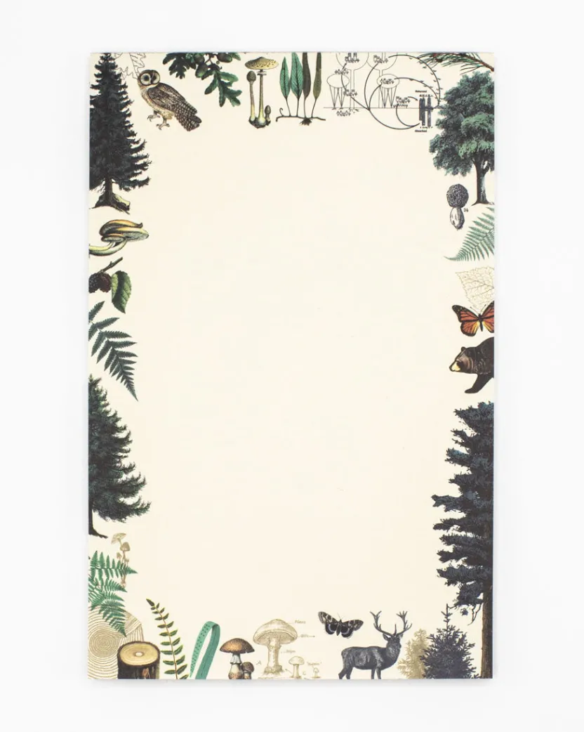 Cognitive Surplus Woodland Forest Notepads - Trees Market Pad | * Notepads | Botany
