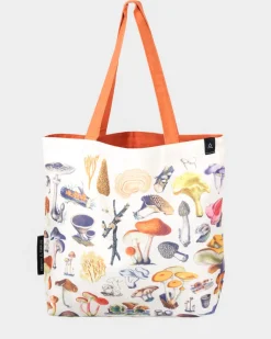 Cognitive Surplus Woodland Mushrooms Canvas Shoulder Tote* Tote Bags | Kitchen Science