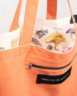 Cognitive Surplus Woodland Mushrooms Canvas Shoulder Tote* Tote Bags | Kitchen Science