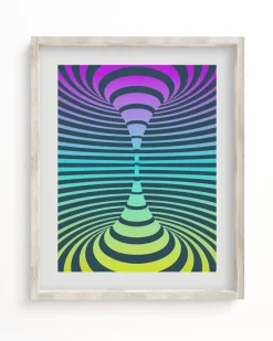 Cognitive Surplus Wormhole Museum Print* Wall Art | Astronomy