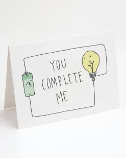 Cognitive Surplus You Complete Me Card - Circuit Love Card | * Greeting Cards | Physics