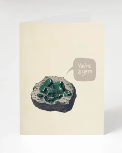 Cognitive Surplus You're a Gem Greeting Card - Geology Gemology Card | * Greeting Cards | Geology + Earth Science