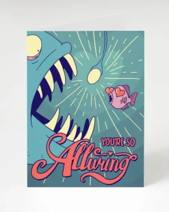 Cognitive Surplus You're So Alluring Greeting Card - Deep Sea Fish | * Greeting Cards